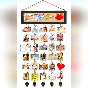 Wall Mount Picture Frame Organizer